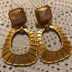 Julie Vos Earrings 24K Gold Plate